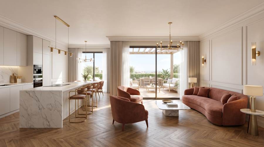 Salón y cocina
